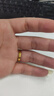 中國黃金（CHINA GOLD）無事黃金戒指男女士寬面古法足金素圈指環(huán)手飾節(jié)日520禮物送愛人 素圈無事戒指 圈號16【中金禮盒】 約1g 曬單實(shí)拍圖