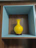 鼎眾陶瓷景德鎮(zhèn)黃色大號陶瓷器花瓶全黃釉家居工藝客廳辦公室擺件婚慶送禮 帝王黃全黃釉賞瓶+送底座 曬單實(shí)拍圖
