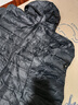羅蒙（ROMON）秋冬男裝羽絨服加肥大碼立領(lǐng)連帽300斤寬松輕薄款特大號顯瘦潮胖 黑色-連帽 8XL (255-280斤) 曬單實(shí)拍圖
