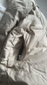 GXG男裝 三防面料大毛領(lǐng)中長款羽絨服男羽絨服保暖外套23冬新款 卡其色 2XL 曬單實拍圖