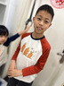 MQDMINI童裝男童長袖T恤5A抑菌兒童t恤寶寶打底上衣衣服 音樂蘿卜 曬單實拍圖