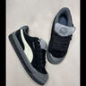 彪馬（PUMA）【面包鞋】經(jīng)典復(fù)古滑板鞋男女撞色休閑鞋SUEDE XL399099 黑色-迷霧灰-大理石灰-02 41 曬單實(shí)拍圖