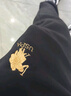 U.S. POLO ASSN.運動(dòng)褲加絨男士休閑褲冬季保暖男褲寬松衛褲保羅褲子 黑色（束 L 曬單實(shí)拍圖