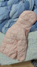 笛莎（DEESHA）女童2023秋短款三防輕薄羽絨服外套B32346801 蜜桃粉 130 曬單實拍圖