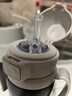 Grosmimi格羅咪咪嬰兒童保溫杯奶瓶吸管杯小學(xué)生水杯上學(xué)專用保溫杯子喝水 奶油米316保溫杯圣誕款 300ml 曬單實(shí)拍圖