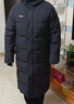 李寧 棉服男冬季長款加厚保暖過膝防風連帽外套羽絨服 黑色289（長羽絨服） L 曬單實拍圖