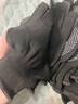 【12雙】勞保手套工作防滑 尼龍點珠耐磨透氣防護 黑色線手套 勞保手套【尼龍點膠黑色】 曬單實拍圖