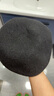 無(wú)印良品（MUJI） 羊毛 麥爾登呢 貝雷帽 女帽子 秋冬 DBE40A4A 黑色 57-59cm 曬單實(shí)拍圖