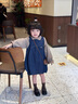 G.DUCKKIDS小黃鴨童裝女童春裝套裝春秋2025新款兒童碎花襯衫牛仔裙子兩件套 圖片色 90 建議1~2歲【 80-90cm】cm 曬單實拍圖