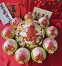 優(yōu)膳坊壽桃花饃饃老人生日快樂祝賀壽福字饅頭送長輩特產(chǎn)中式蛋糕擺件 福如東海壽比南山（單個約80克） 曬單實拍圖