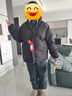 貓人棉服男秋冬季羊羔絨外套潮牌雙面穿棉衣保暖棉襖面包服 黑色 S 曬單實(shí)拍圖