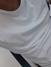 妄潮大碼短袖t恤男士半袖修身內搭純色打底衫簡(jiǎn)約健身長(cháng)袖t恤上衣 【純色短T圓領(lǐng)】白色 XL 建議體重115-125斤 曬單實(shí)拍圖