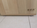雅諾達柳木搟面板案板和面板揉面板搟面板餃子板切菜板砧板刀板實木大號 70*45*2.5cm中號 曬單實拍圖