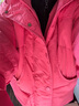 百家好/百家好面包服鴨絨外套冬季新款寬松韓版高級感短款羽絨服女 玫紅色 M 曬單實(shí)拍圖