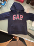 GAP【大小童同款】男女童初秋款logo連帽衛(wèi)衣兒童裝646082 曬單實(shí)拍圖
