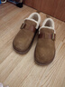 達芙妮豆豆鞋女平底百搭加絨棉鞋舒適單鞋勃肯鞋子女4623607141卡其色37 曬單實(shí)拍圖