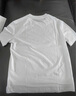 啄木鳥(niǎo)新疆長(cháng)絨純棉短袖t恤男士純色寬松全棉半袖圓領(lǐng)汗衫簡(jiǎn)約百搭體恤 20550/光板短白+鐵灰+黑 XL 曬單實(shí)拍圖