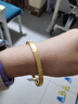 六福珠寶一生一世黃金手鐲光影金爆閃碎碎冰足金手鐲 計價 60mm-約13.14克 曬單實拍圖