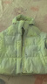 巴拉巴拉童裝兒童短款羽絨服女童冬裝保暖連帽外套上衣舒適戶(hù)外潮 藍綠色調00384-白鴨絨 170 （充絨量159g) 曬單實(shí)拍圖
