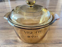 康寧（VISIONS）美國康寧玻璃鍋明火耐高溫琥珀透明蒸鍋高硼硅升砂煮燉煲湯鍋 康寧晶焰3L | 口徑 20.5cm 曬單實拍圖