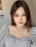 中國黃金  S925銀一貝子項鏈女2025新款鎖骨鏈吊墜送生日七夕節(jié)禮物送女友 【浪漫玫瑰禮盒】*八倉發(fā)貨*當/次日達 曬單實拍圖