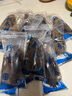 野生海參自封袋PE袋拉鏈袋藍色單只透明獨立包裝即食海刺參包裝袋 大號 100個(gè) 曬單實(shí)拍圖