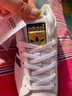CLENIKEEDAIR NIKE 阿迪純原厚底貝殼頭金標秋冬四季款款男女校園低幫休閑 白黑金標平底 40 曬單實(shí)拍圖