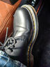 馬丁博士（Dr.Martens）1461 Smooth新男女爆光面皮薄底皮鞋單鞋 黑色 36 曬單實(shí)拍圖