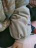 咕咕象螺口袖套兒童女男童小孩學(xué)生寶寶手臂套袖嬰兒護袖秋冬季防臟手袖 淺咖色1雙（卡通刺繡絨布袖套） 曬單實(shí)拍圖