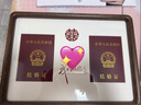 夢動結(jié)婚證擺臺定制打印結(jié)婚照登記照實木相框創(chuàng)意證書展示框品質(zhì)感 胡桃木A款-我們結(jié)婚了 22*31cm 曬單實拍圖