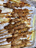 果勛果勛內蒙古原切牛肉串燒烤肉食材串串半成品套餐小吃25/125串 原切牛肉串50串共650g 曬單實拍圖
