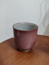 美濃燒（Mino Yaki）日本進(jìn)口釉下彩繩紋茶杯高級簡約陶瓷家用功夫茶茶具 黛粉 曬單實拍圖