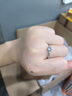 DRIG情侶戒指對(duì)戒男女一對(duì)純銀結(jié)婚求婚訂婚紀(jì)念日生日禮物送老婆女友 一見鐘情【情侶對(duì)戒】 開口可調(diào)節(jié) 曬單實(shí)拍圖