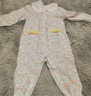 戴維貝拉新生嬰兒衣服2024秋裝女寶寶連體衣哈衣睡衣爬服外出 曬單實(shí)拍圖