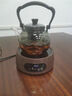 石茗堂高端新款電陶爐煮茶器加厚玻璃小型煮茶爐燒水保溫電熱爐茶爐套裝 胡桃木單爐+1200ml玻璃壺 曬單實(shí)拍圖