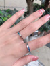 法蔻海誓山盟情侶戒指一對(duì)時(shí)尚飾品結(jié)婚紀(jì)念時(shí)尚對(duì)戒生日禮物送送女友 海誓山盟【琺瑯款】 曬單實(shí)拍圖