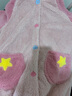 果殼（Gukoo）睡衣女冬季新款mikko系列粉色連帽冬款加厚保暖家居服睡裙女D 天堂粉睡袍 L 曬單實(shí)拍圖