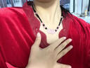 寶鉑琳粉水晶貔貅吊墜小眾鎖骨鏈男女黑曜石轉(zhuǎn)運(yùn)項(xiàng)鏈編織繩情侶禮物紀(jì)念 黑曜石+粉水晶 情侶兩條裝 曬單實(shí)拍圖