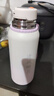 Tmirui保溫杯大容量女高顏值泡茶杯子茶水分離大號(hào)保溫壺男定制logo水杯 漸變紫【智能/免費(fèi)刻字】 600ml 曬單實(shí)拍圖