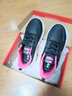 雙星八特女鞋運動(dòng)鞋春秋季皮面防雨水跑步鞋輕便軟底媽媽休閑旅游健步鞋子 黑玫紅 38 曬單實(shí)拍圖
