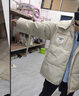 凡小如羽絨棉服女2024新款外套保暖防寒短款加厚小個(gè)子韓版寬松面包服 米白色 M 【建議100-125斤】 曬單實(shí)拍圖