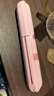 夏新（Amoi）無(wú)線(xiàn)直板夾不傷發(fā)負離子卷發(fā)棒便攜卷發(fā)神器直卷兩用玉米燙小夾板 夢(mèng)幻粉 【旗艦版-億級負離子】 曬單實(shí)拍圖