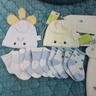 婧麒（JOYNCLEON）嬰兒帽子春秋冬款0-3月兔寶寶冬季男女胎帽幼兒新生兒護鹵門(mén)帽子 小兔子黃色+小兔子藍色 0-3個(gè)月 曬單實(shí)拍圖