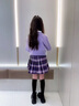 G.duck女童春裝2026新款學(xué)院風(fēng)春秋兒童jk套裝小女孩庫洛米衣服裙子整套 庫洛米開(kāi)衫三件套 140 建議130-140cm9-10歲 曬單實(shí)拍圖