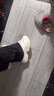 歐貨復(fù)古老爹鞋女學(xué)生新款潮ins炸街鞋子女厚底增高小個(gè)子運(yùn)動鞋 米白色 37 曬單實(shí)拍圖