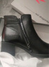 紅蜻蜓時(shí)裝女靴加絨冬季粗跟牛皮短筒女靴皮靴保暖棉鞋WJC44852 黑色 38 曬單實(shí)拍圖