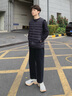 波司登25春疊穿羽絨服男90絨V領(lǐng)防風(fēng)保暖內(nèi)搭馬甲背心B250130001 曬單實(shí)拍圖