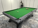 來(lái)力山巖臺球桌中式八球成人美式臺球桌鋼庫皮口黑八比賽標準臺球桌 來(lái)力山巖 曬單實(shí)拍圖