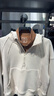 FILA FUSION斐樂(lè )潮牌女裝長(cháng)款羽絨服女寬松保暖連帽外套 正黑色-BK 160/80A/S 曬單實(shí)拍圖