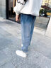 寬葉竹男童牛仔褲春秋2025新款哈倫褲子中大童男孩休閑褲兒童秋季長褲潮 藍色 130 cm 曬單實拍圖